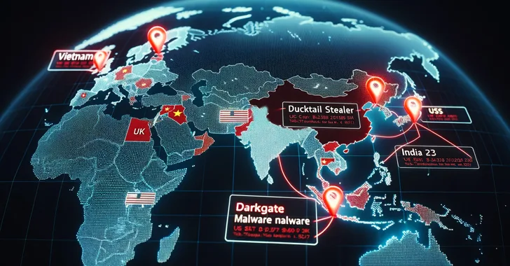 Vietnamese Hackers Target U.K., U.S., and India with DarkGate Malware